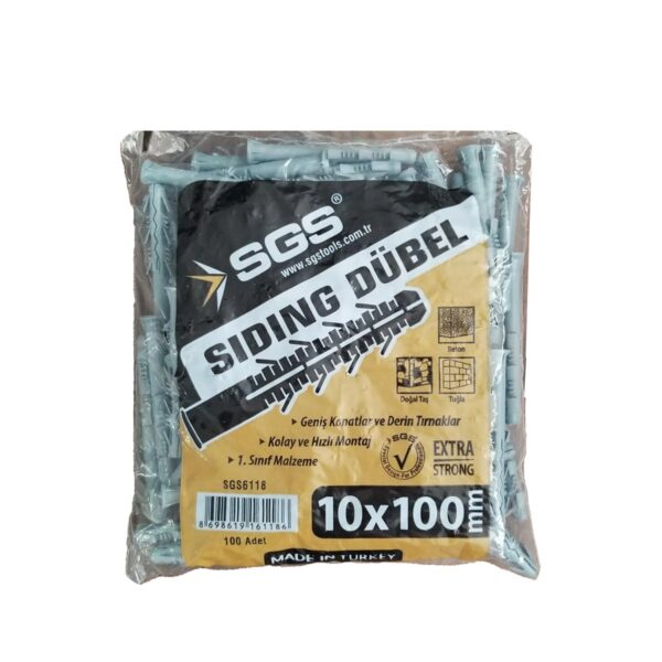 Sgs 6118 Siding Mantolama Dübeli 10X100MM 100AD.