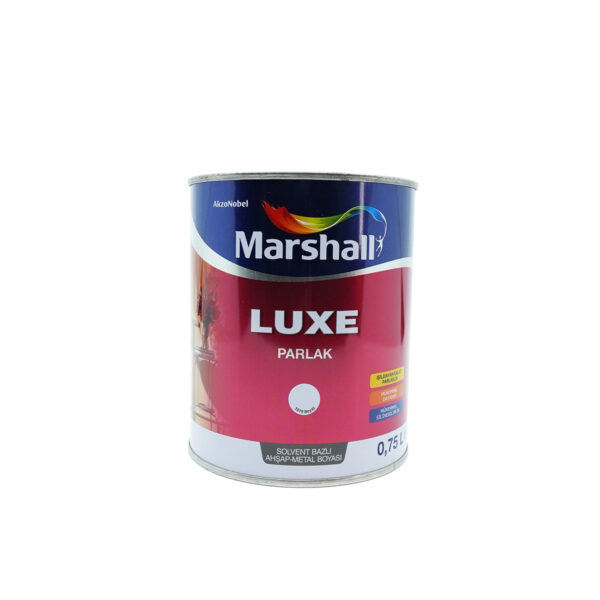 Marshall Luxe Parlak Sentetik Yağlı Boya 0,75 Lt Beyaz