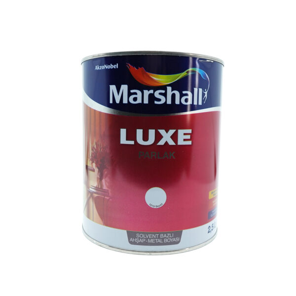 Marshall Luxe Parlak Sentetik Yağlı Boya 2.5 Lt Beyaz