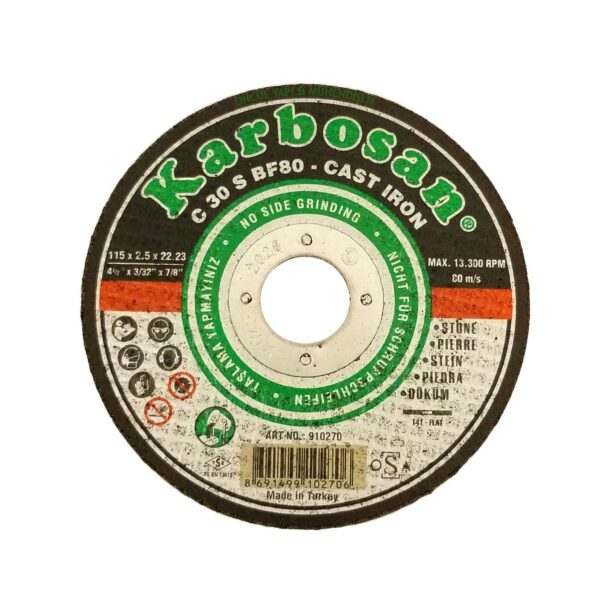 Karbosan Mermer Kesici Taş 115x2.5mm
