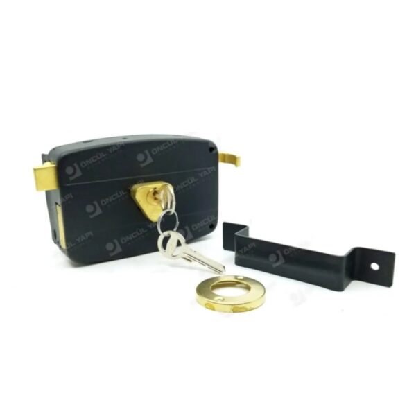 Yuma Ym600 Trajlı Silindirli Demir Kapı Kilidi 14Cm