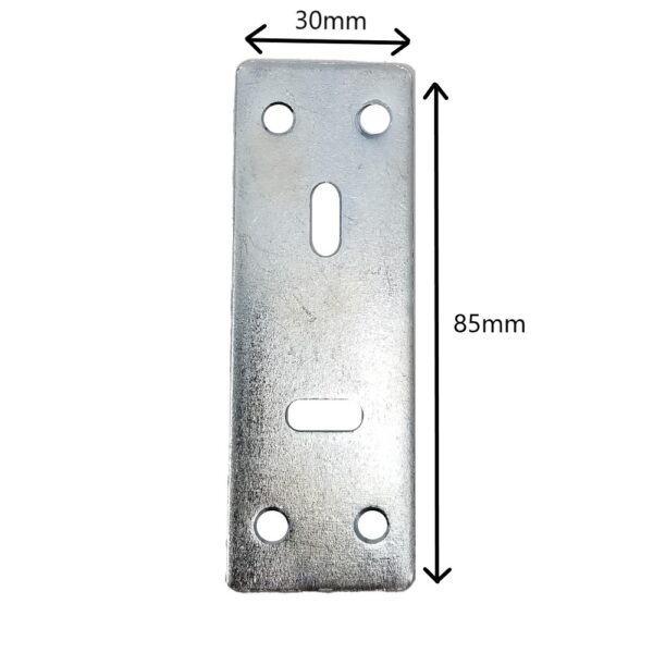 Metali Sac Gönye Düz Lama Demir 30mm x 85mm / 50 Adet
