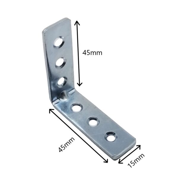 Metali 15X45X45  L demir Köşebent Masa Gönye   /  100 Adet
