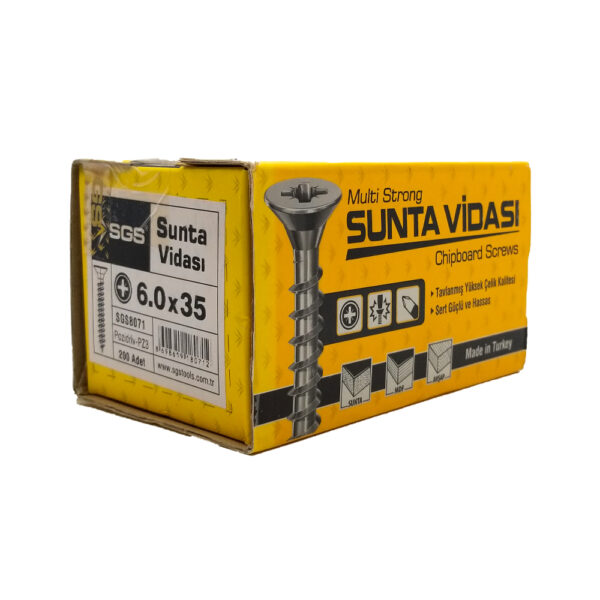 Sgs Sunta Vidası 6×35 / 200 Adet