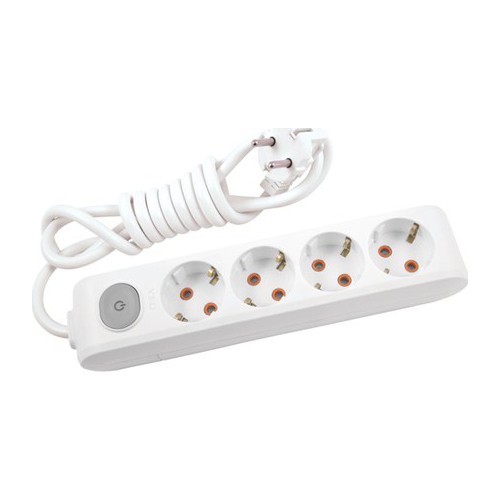 10182974406706-Jpg.jpg Viko Multi-Let Dörtlü Priz Anahtarlı Topraklı Kablolu Çocuk Korumalı 5 Metre-Beyaz 90117405 - Görsel 1