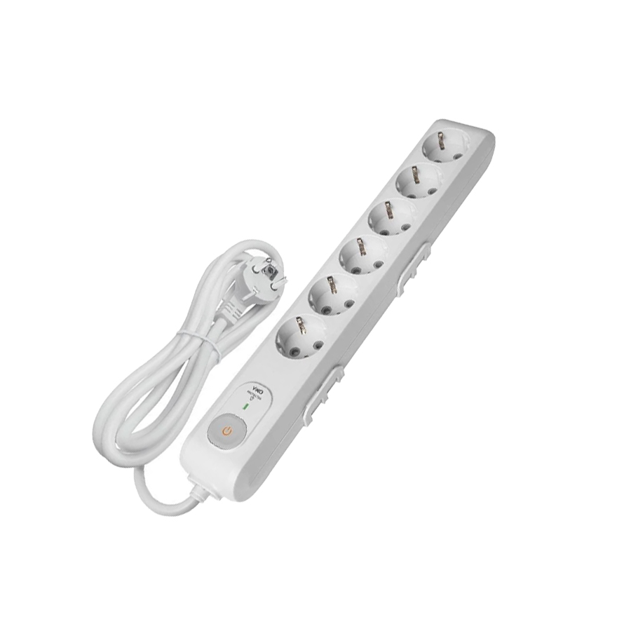 Multilet-Sok-Korumali-6Li-Kablolu-Jpg.jpg Viko 6Lı Şok / Akım Korumalı Topraklı + Çocuk Korumalı Grup Piriz 90117632-Zm - Görsel 1