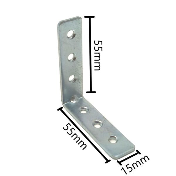 Metali 15X55X55 L demir Köşebent Masa Gönye / 100 Adet