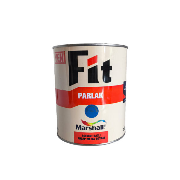 Marshall FİT Parlak Sentetik Yağlı Boya 0.75 Lt Yeni Boncuk Mavi