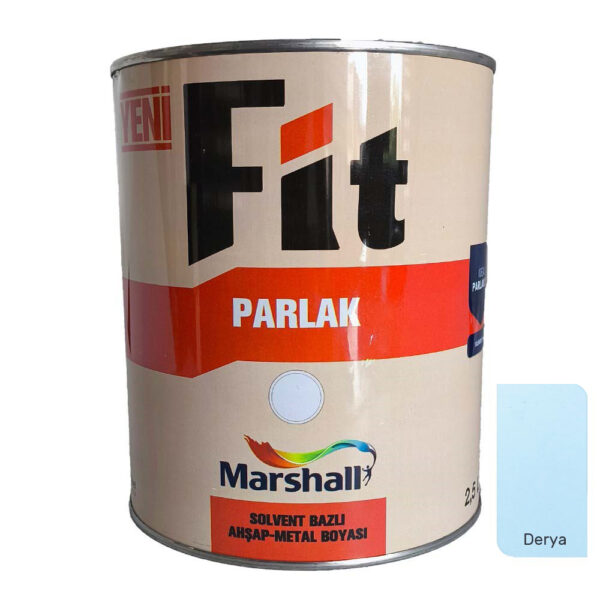 Marshall FİT Parlak Sentetik Yağlı Boya 2.5 Lt Derya