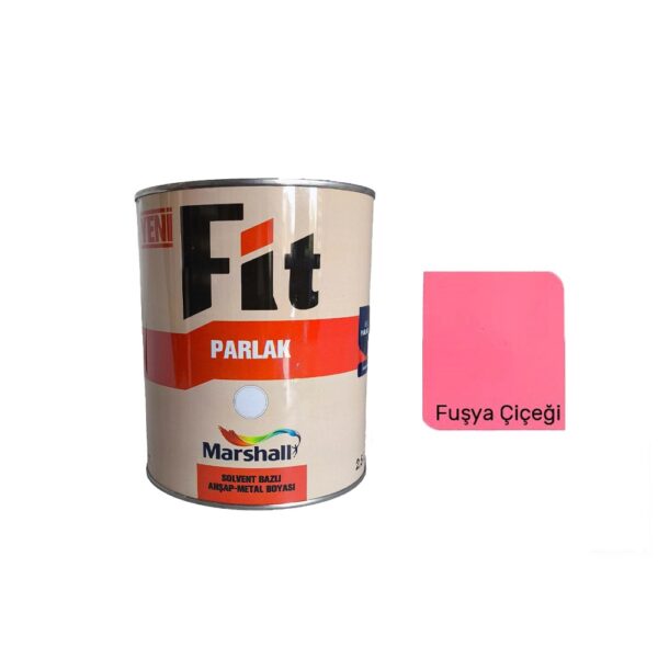 Marshall FİT Parlak Sentetik Yağlı Boya 0.75 Lt Fuşya Çiçeği