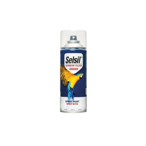 Selsil Rainbow Colors Akrilik Sprey Boya 400ml Ral 1023 Trafik Sarı