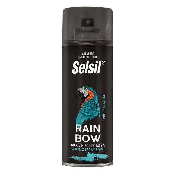 Selsil Rainbow Colors Akrilik Sprey Boya 400ml Ral5017 Trafik Mavi