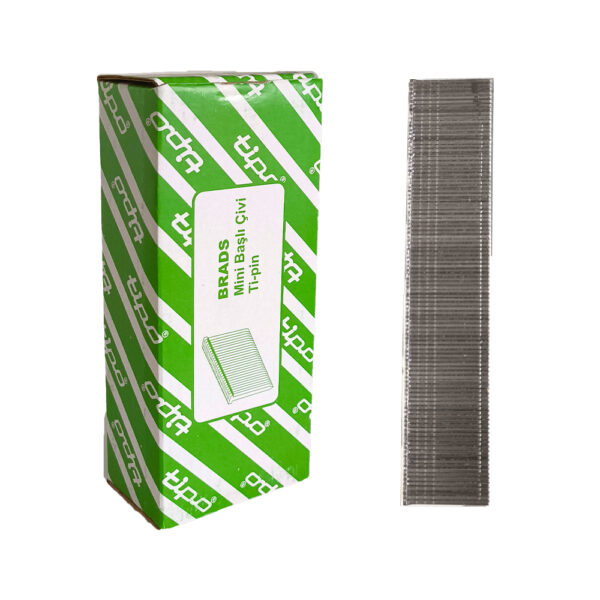 Tipo Brad Çivi Mini Başlı – Havalı / Elektrikli Tabanca Çivisi 25mm