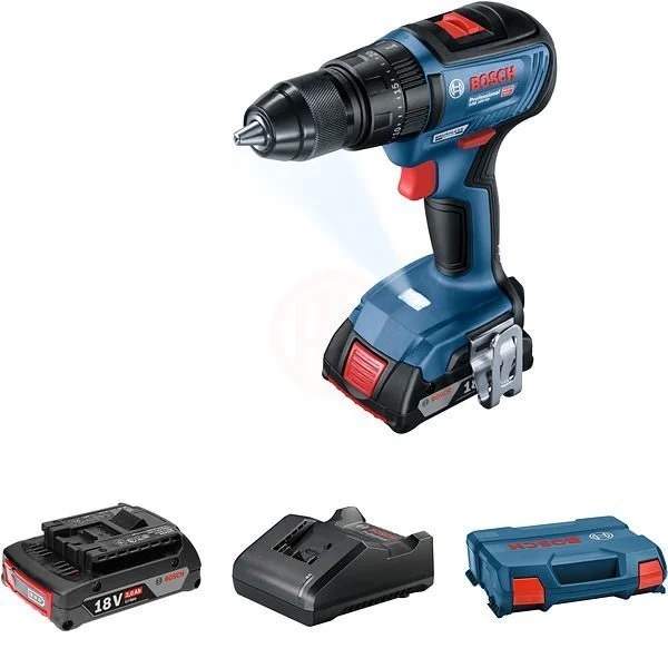 0-601-9H5-100-01-Jpg.jpg Bosch Gsb 18V-50 Kömürsüz 2 X 2 Ah Çift Akülü Darbeli Delme Vidalama Matkabı - Görsel 1