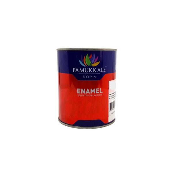 Pamukkale Enamel Parlak Sentetik Yağlı Boya Ahşap & Metal 0.75 Kg  7046 Gri