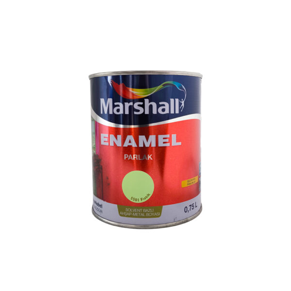 Marshall Enamel Sentetik Parlak Yağlı Boya 0.75 Lt Fıstık