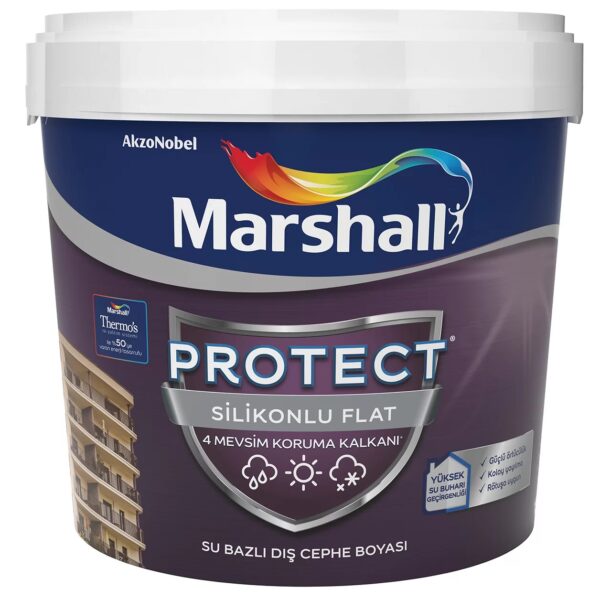 Marshall Protect Silikonlu Dış Cephe Boyası 2.5 Lt