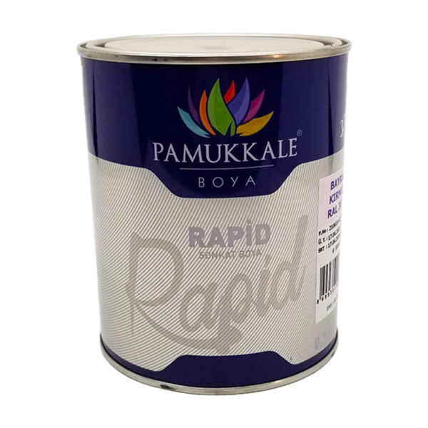 Pamukkale Rapid Hızlı Kuruyan Metal Yüzey Boya 2.5kg  Ral3020 Bayrak Kırmızı