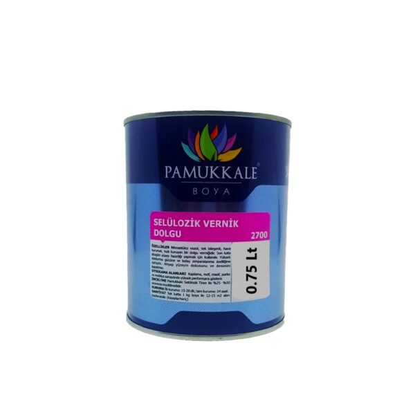 Pamukkale Selülozik Dolgu Verniği  0.75 Lt