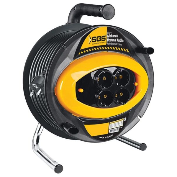 Sgs 2135 Makaralı Uzatma Kablosu 3,25 x 40 Mt