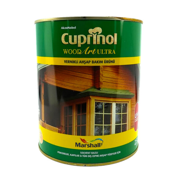 Cuprinol Woodart Ultra Vernikli Ahşap Koruyucu 2.5 Lt Şeffaf