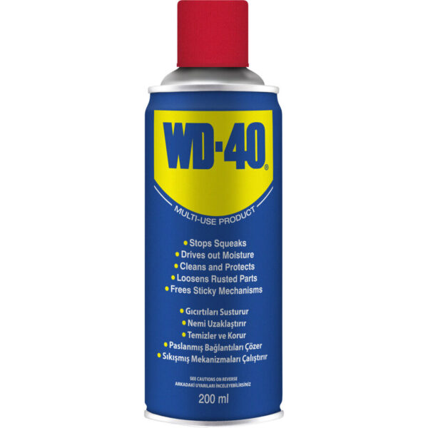 Wd 40 Çok Amaçlı Pas Sökücü Yağlayıcı Temizleyici Sprey 200 ml