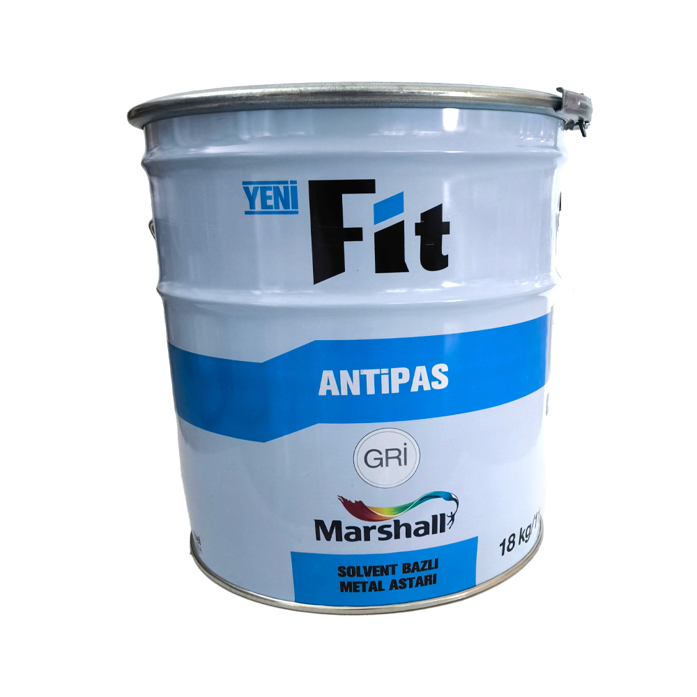 Antipas18Kg-Jpg.jpg Marshall Fit Antipas Metal Yüzey Astarı Gri 18 Kg - Görsel 1