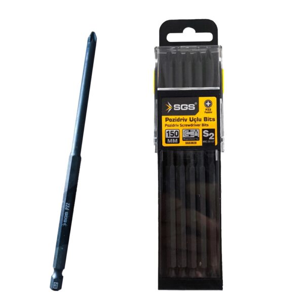 Sgs 3828Yıldız Bits Uç Pz2 X 150mm 10’Lu Paket
