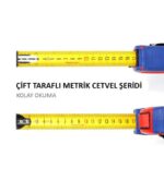 Workpro Wp261041 Mıknatıslı Şerit Metre 5M X 25MM - Görsel 3