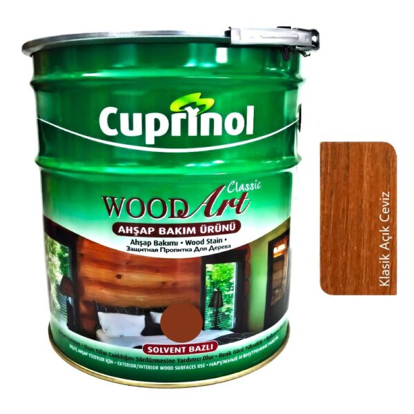 Cuprinol Classic VERNİKSİZ Ahşap Koruyucu 15 Lt Klasik Açık Ceviz