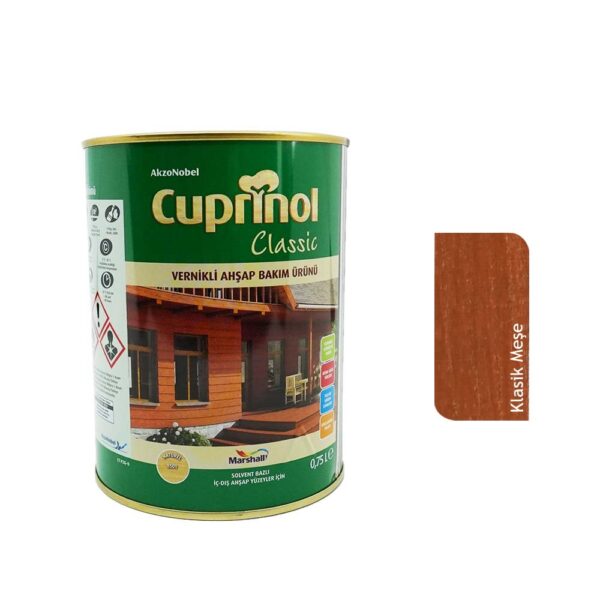 Cuprinol Classic Vernikli Ahşap Koruyucu 0.75 Lt Klasik Meşe