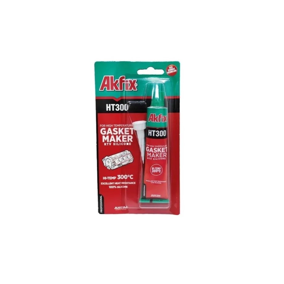 Akfix HT300 RTV Sıvı Conta Yüksek Isı Silikonu Kırmızı 50 GR | Https ...