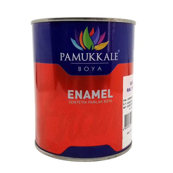 Pamukkale Enamel Parlak Sentetik Yağlı Boya Ahşap & Metal 2.5 Kg Ral9016 Beyaz