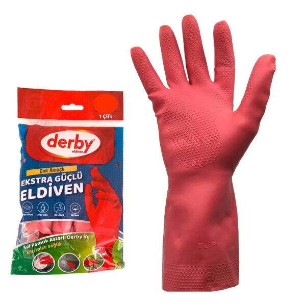 Derby D-100 Lastik Eldiven No:9  /  1 Çift