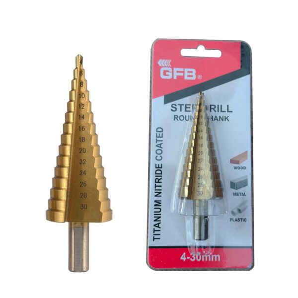 Gfb Kademeli Delme Ucu Hss 4-30mm