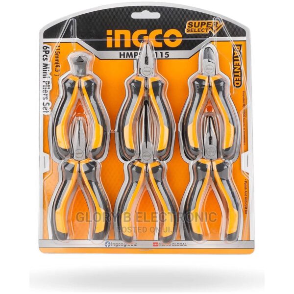 İngco 6´lı Mini Kombine Pense Seti 115MM HMPS06115
