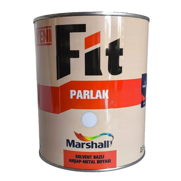 Marshall FİT Parlak Sentetik Yağlı Boya 2.5 Lt Beyaz