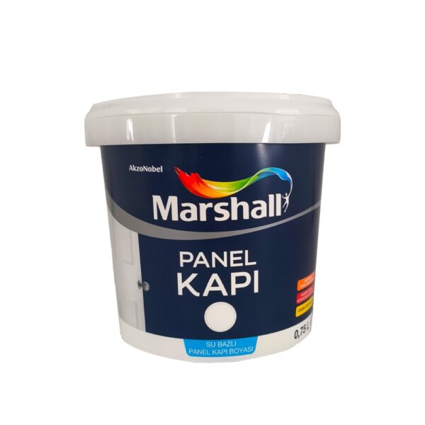 Marshall Su Bazlı Panel Kapı Boyası 0.75 L Beyaz