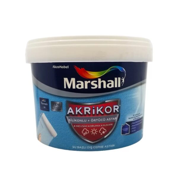 Marshall Akrikor Silikonlu + Örtücü Dış Cephe Astar 20Kg