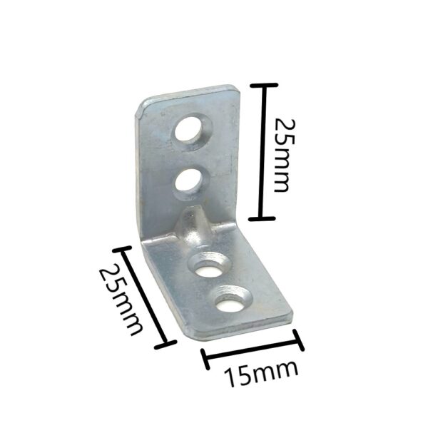 Metali 15X25X25 L demir Köşebent Masa Gönye / 100 Adet