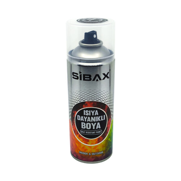 Sibax S926 Yüksek Isıya Dayanıklı Sprey Boya 400ml Siyah
