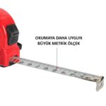 WORKPRO 261004  Beyaz Çelik Şerit Metre 7,5Mx25mm - Görsel 4