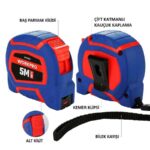 WORKPRO Wp261009 Sarı Çelik Şerit Metre 5Mx19mm/16Ft. - Görsel 4