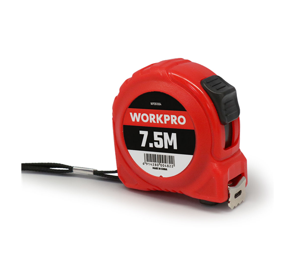 WORKPRO 261004  Beyaz Çelik Şerit Metre 7,5Mx25mm