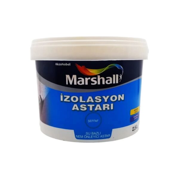 Marshall 1:7 Binder İzolasyon Astarı Konsantre Astar 2.5 Lt Şeffaf
