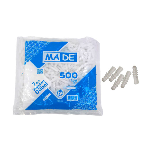 Made Standart Dübel 7mm / 500 Adet