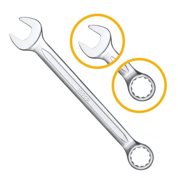 İngco Tek Düz-Yıldız Kombine Anahtar 13mm