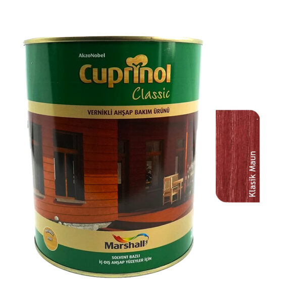 Cuprinol Classic Vernikli Ahşap Koruyucu 2.5 Lt Klasik Açık Maun