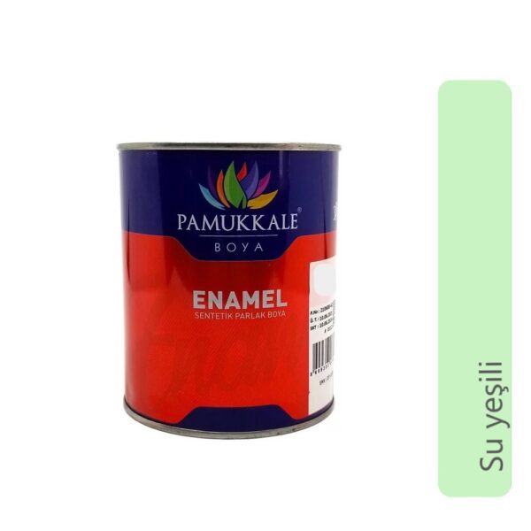 Pamukkale Enamel Parlak Sentetik Yağlı Boya Ahşap & Metal 0.75 Kg Su Yeşili