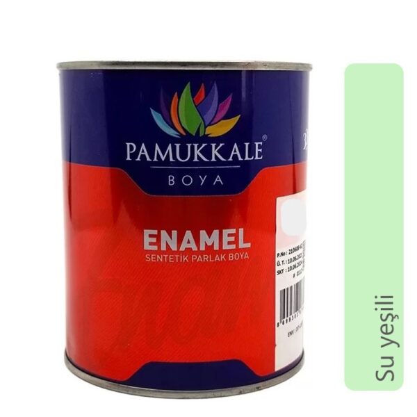 Pamukkale Enamel Parlak Sentetik Yağlı Boya Ahşap & Metal 2,5 Kg Su Yeşili